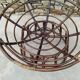 Set of 3 Vintage Rattan Half-Spherical Armchairs