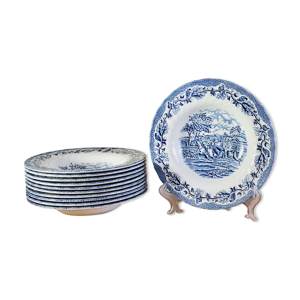 lot de 11 assiettes creuses