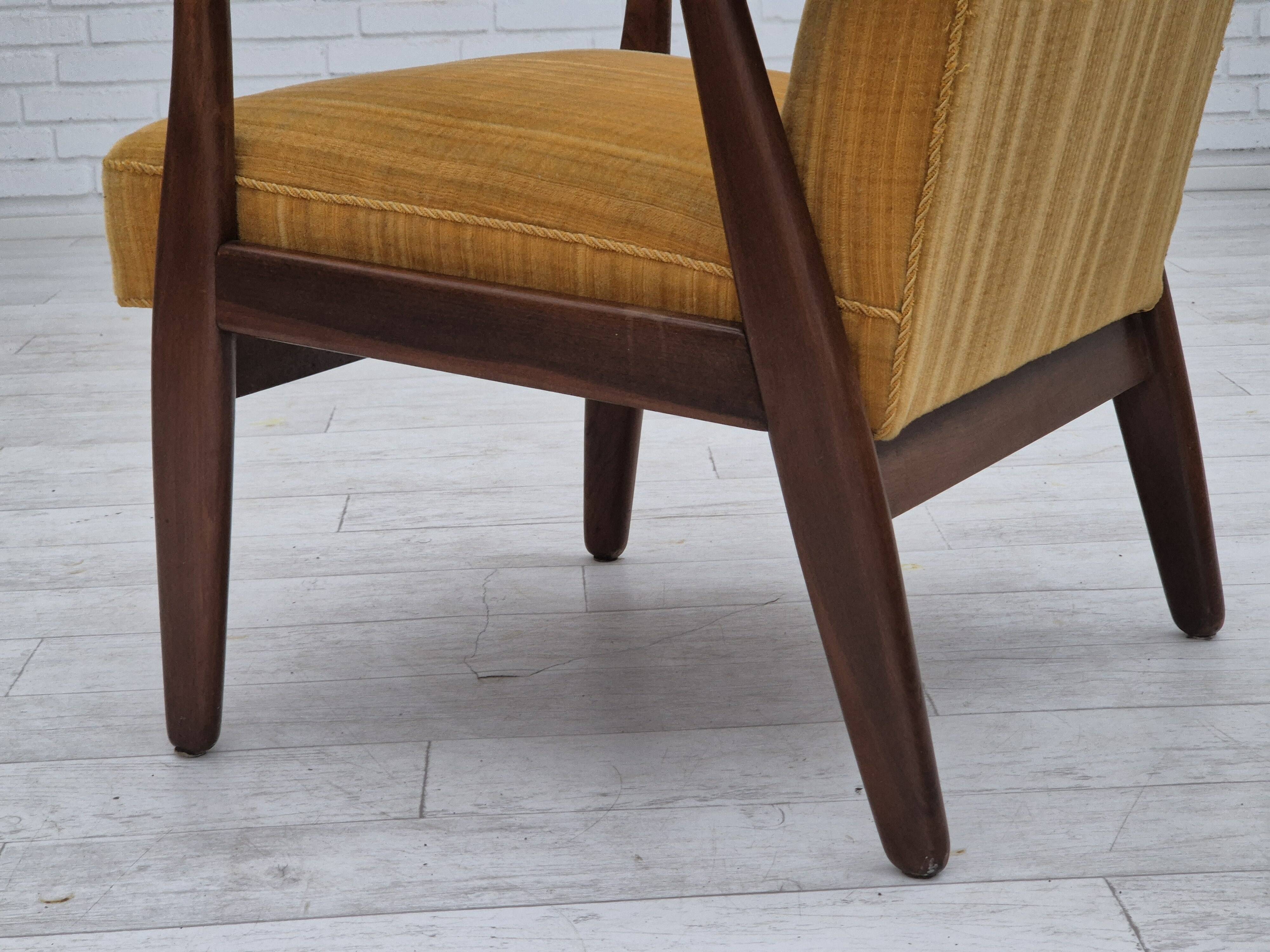 1960s, Danish design by Kurt Olsen, armchair model 230, original condition.
