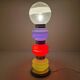 Italian Murano Floor Lamp  in 3 Colors Light, 1970s