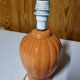 Vintage salmon ceramic table lamp