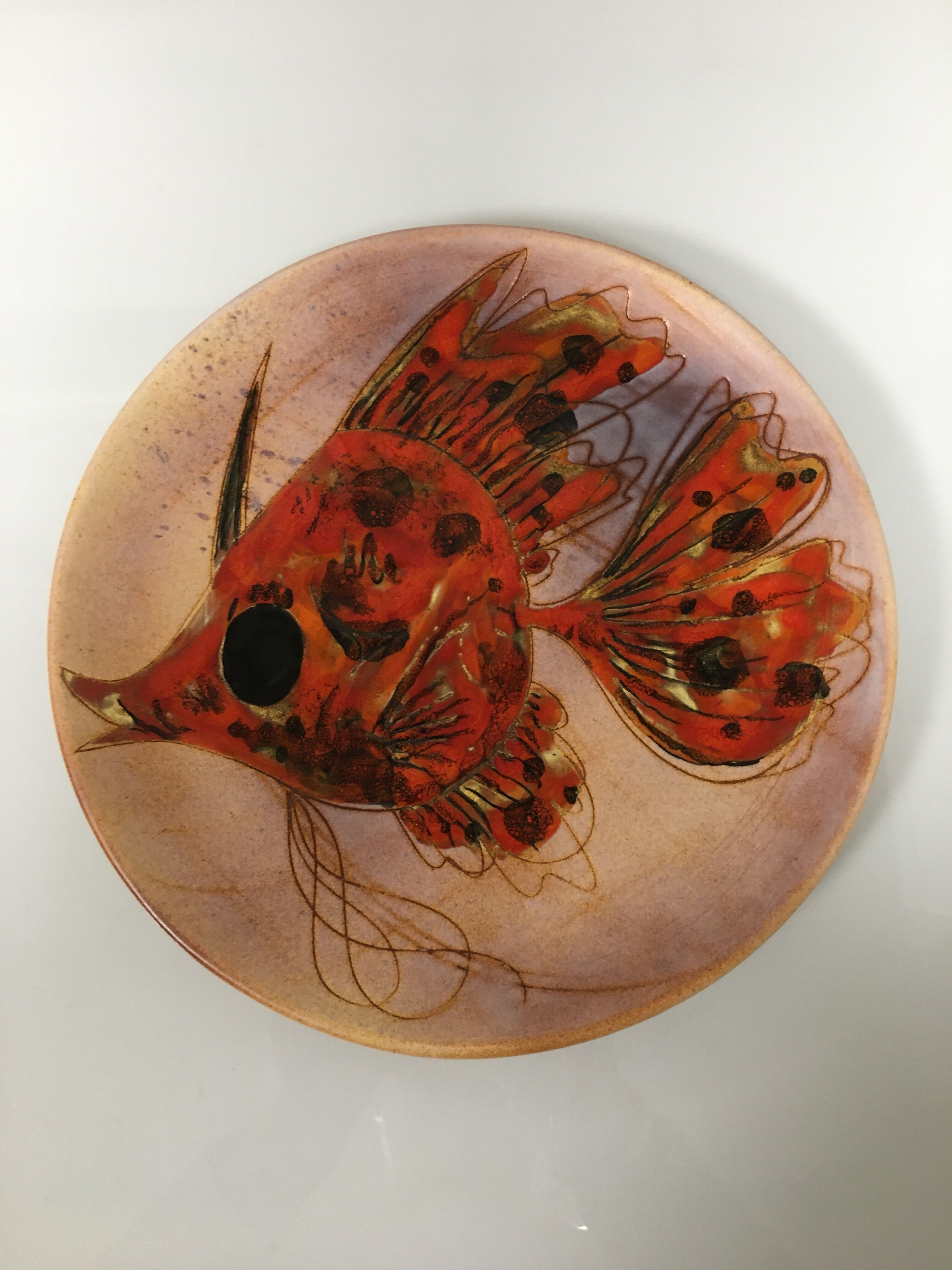 6 plates of fish Monique Brunner, Vence, Vallauris