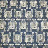 Pair of Mid-century modern "Bunny" armchairs with footstool, J. Chierowski, 1970's, Polish