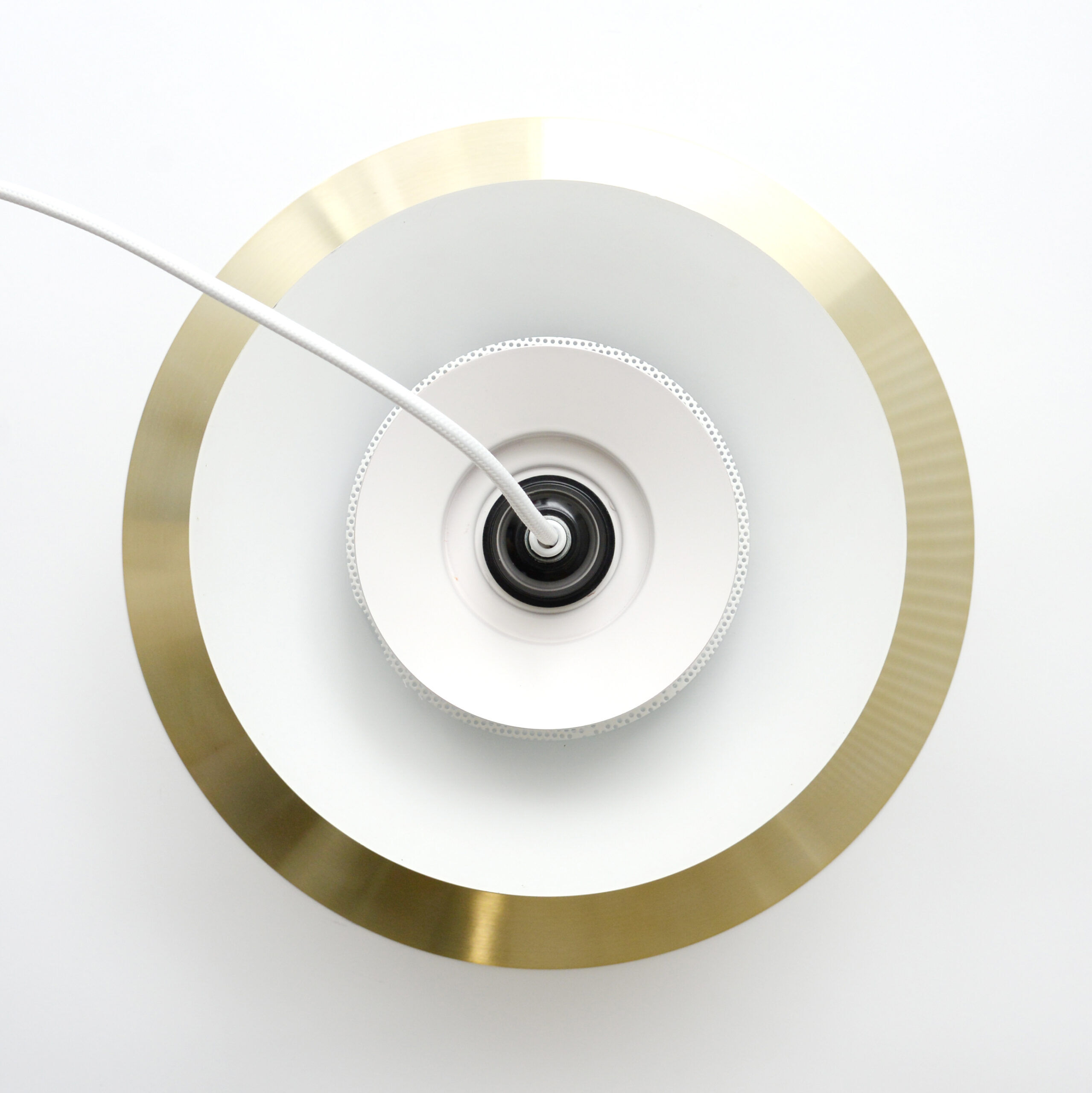 Golden Vitrika lamp, Denmark 1970s