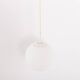 Large opaline glass Raak Amsterdam Globe pendant