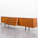 Enfilade 60s, teak, restored, 300cm
