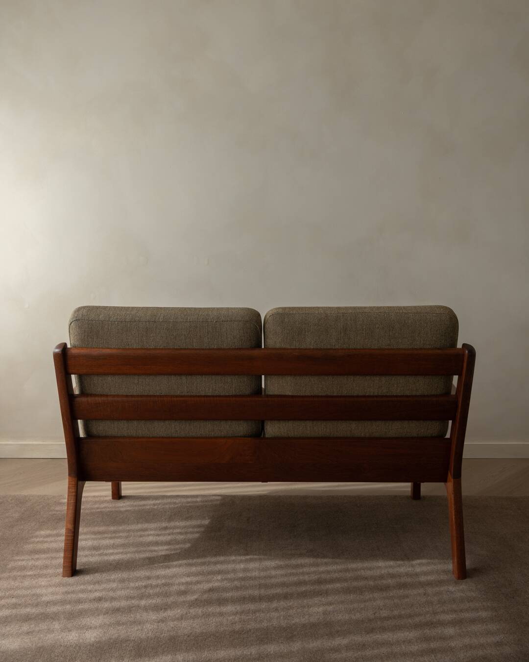 Vintage Senator Two-Seater Sofa by Ole Wanscher for Cado Danish Teak 1960s