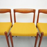 Danish vintage teak dining chairs by HW Klein for Bramin, set of 4