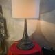 Solid bronze lamp