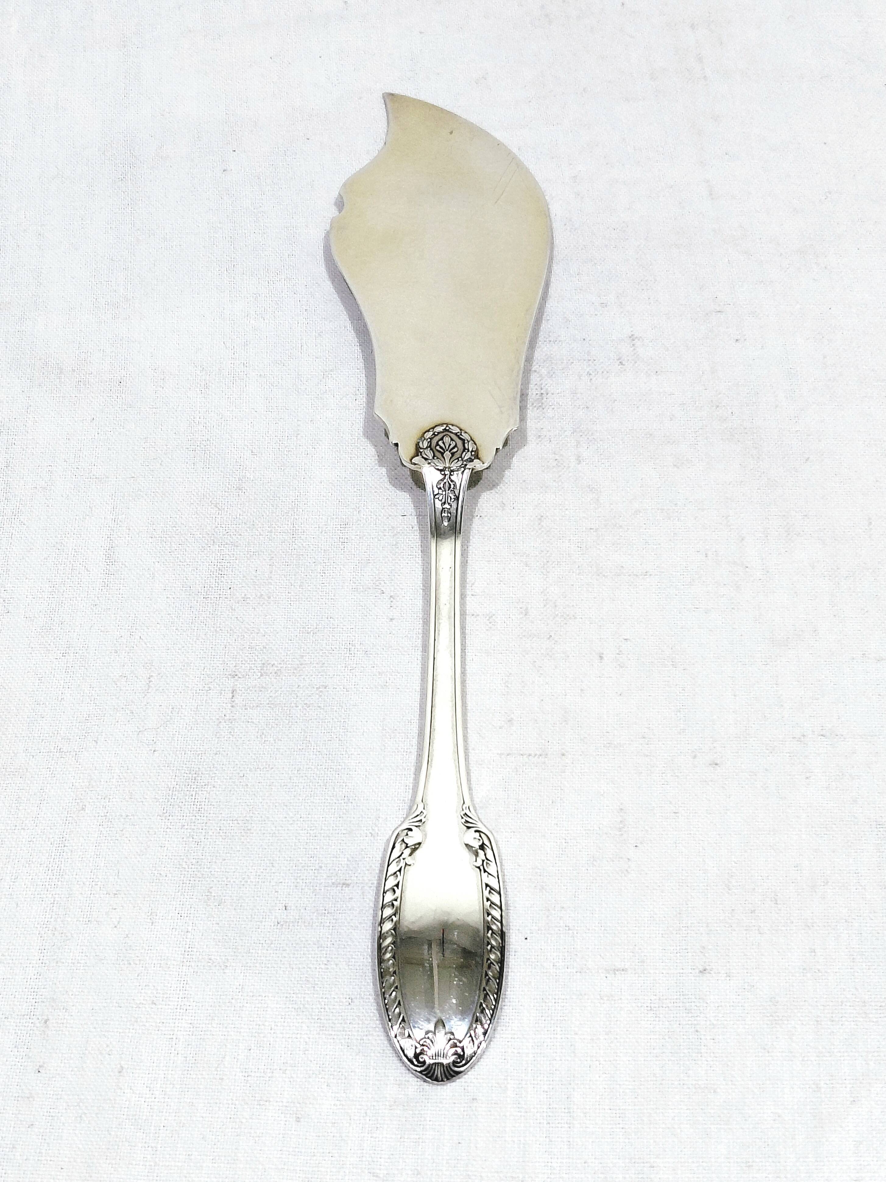 Ravinet Denfert - couverts de service a glace argent et vermeil