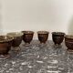 Pyrite stoneware coffee cups La Borne
