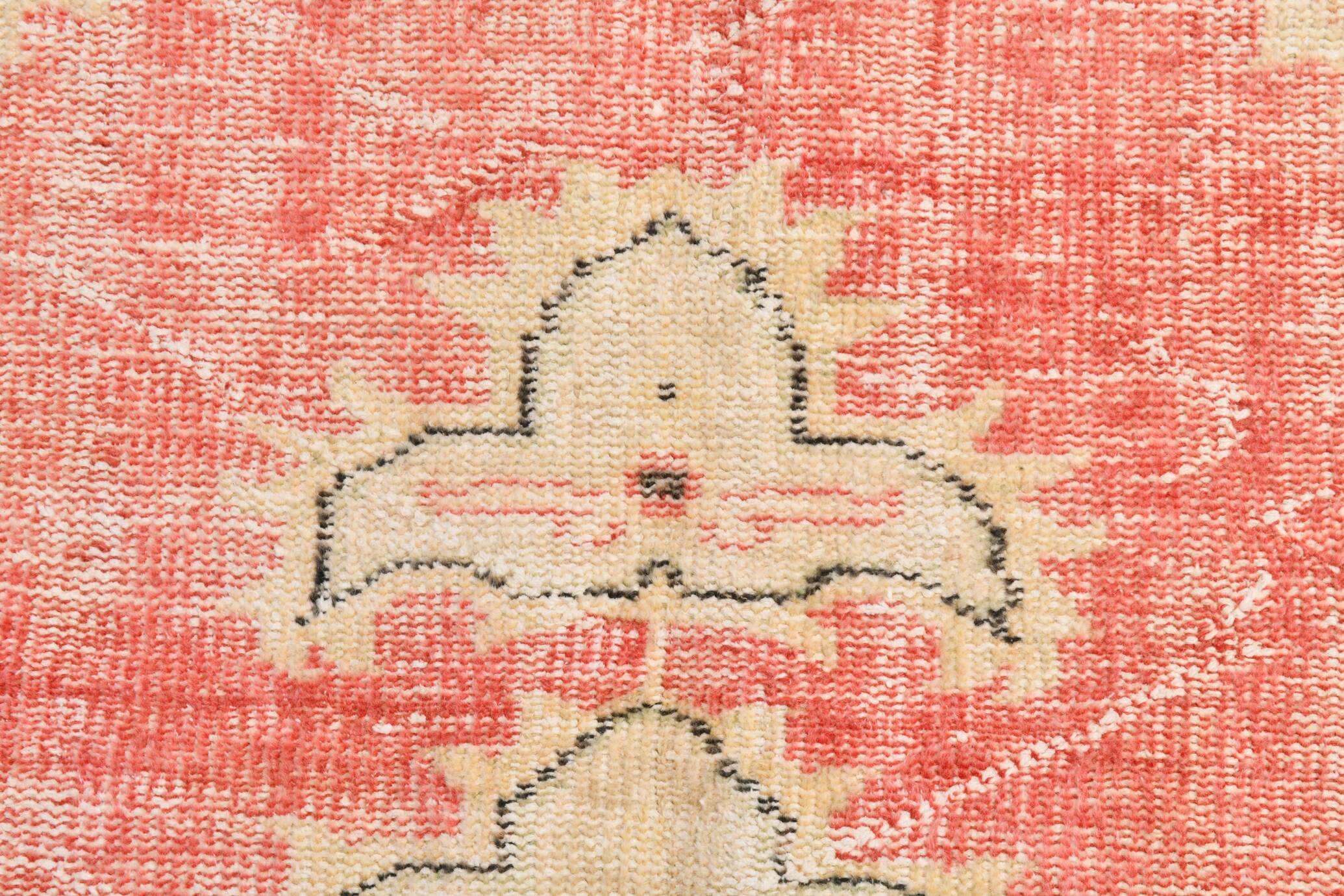 5x8 Red & Cream Turkish Rug 172x256Cm SK 21933