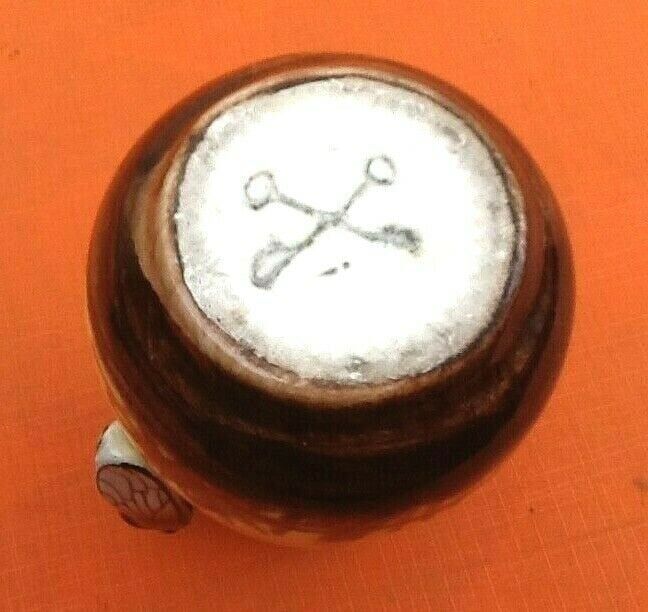 Years 1921-1959 Polychrome earthenware of Marseille Saint-Jean-du-désert Vase with cicada