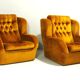 A Pair of Vintage Comfortable Armchairs, Jitona, 1980s