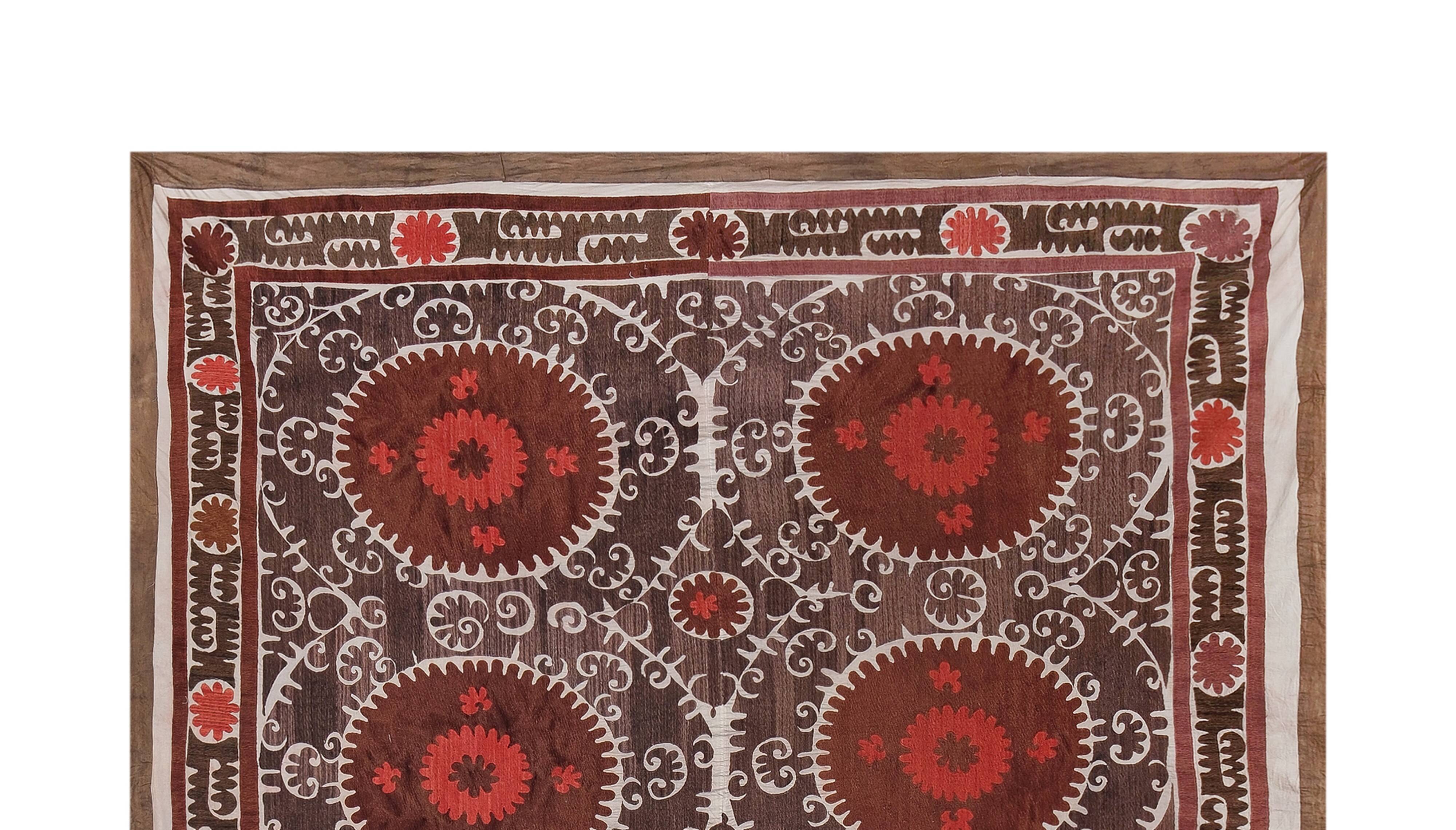 Hand knotted rug, vintage turkish rug 260x347 cm