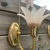 Set of 2 Banci Firenze Italy swan neck wall lights