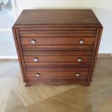 Art Deco chest of drawers - 1950s - mustache-style legs - vintage