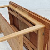 1970s, Danish design, folding sofa table, teak and oak wood