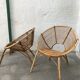 Paire de fauteuils en rotin