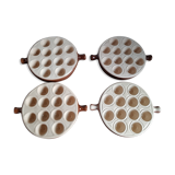 Set of 4 snail dishes Emile Henry