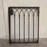 Gothic style wrought iron gate