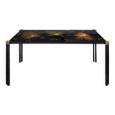 Table basse des années 60 motif constellation