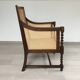1950s cane armchair