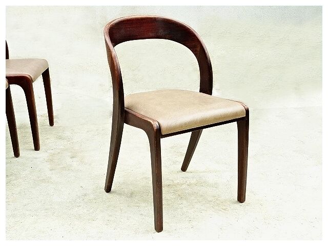 Set of 4 vintage 1960 gondola chairs
