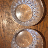 Set of 2 whisky crystal glasses