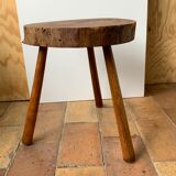 Brutalist tri-pod stool