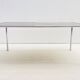 Etienne Fermigier - Dinning table in chrome and smoked glass