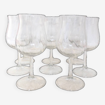 8 verres à vin vintage, 1960