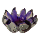 Large Italian bowl in purple Murano glass, 1960s