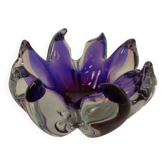 Large Italian Bowl in Purple Murano Glass, 1960s