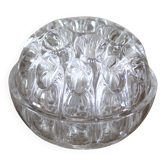 Vase, pique-fleurs 20 trous rond en verre