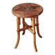 Tabouret vintage en rotin