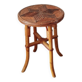 Vintage Rattan Stool