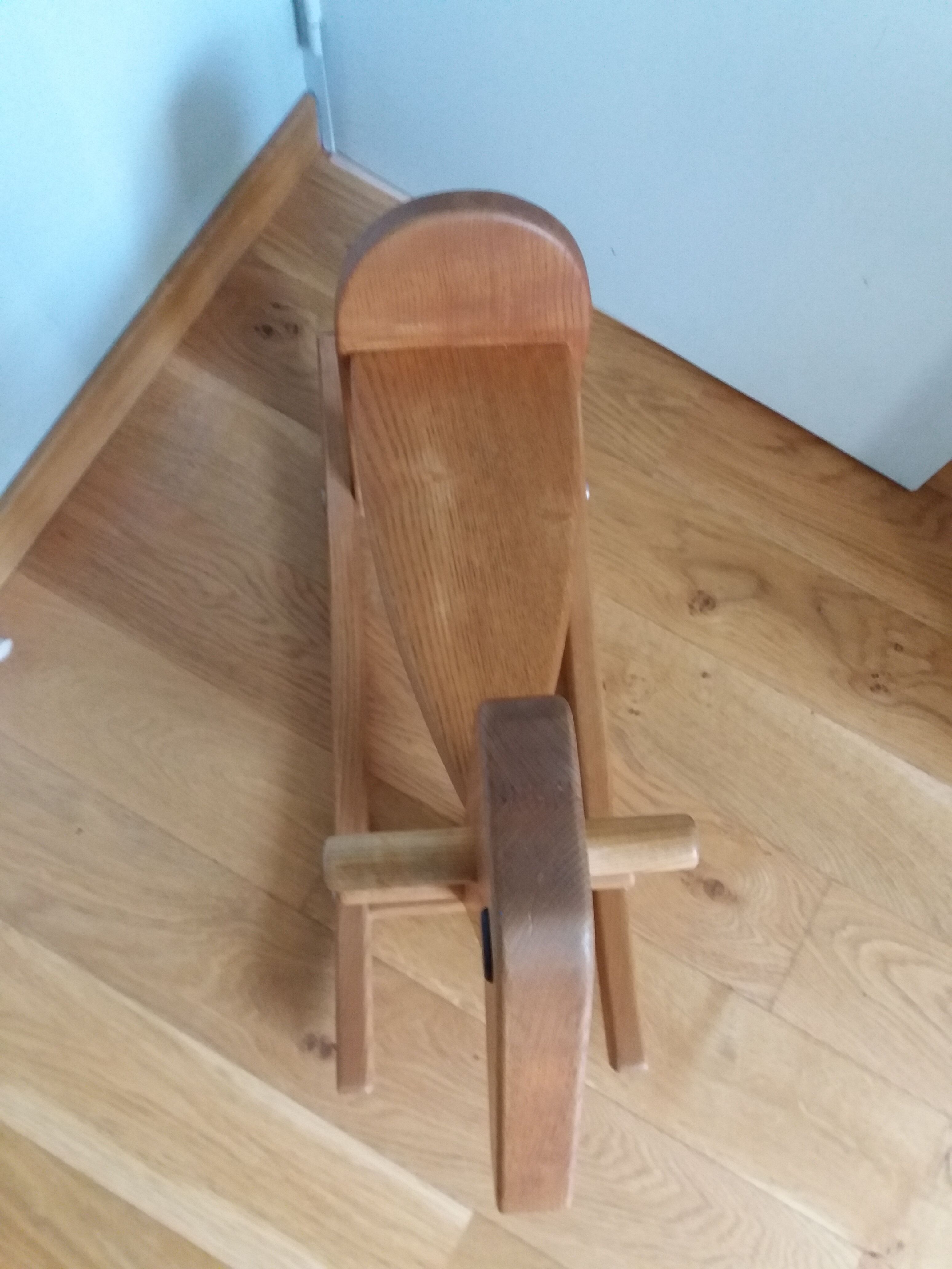 Wooden rocking horse