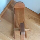 Wooden rocking horse