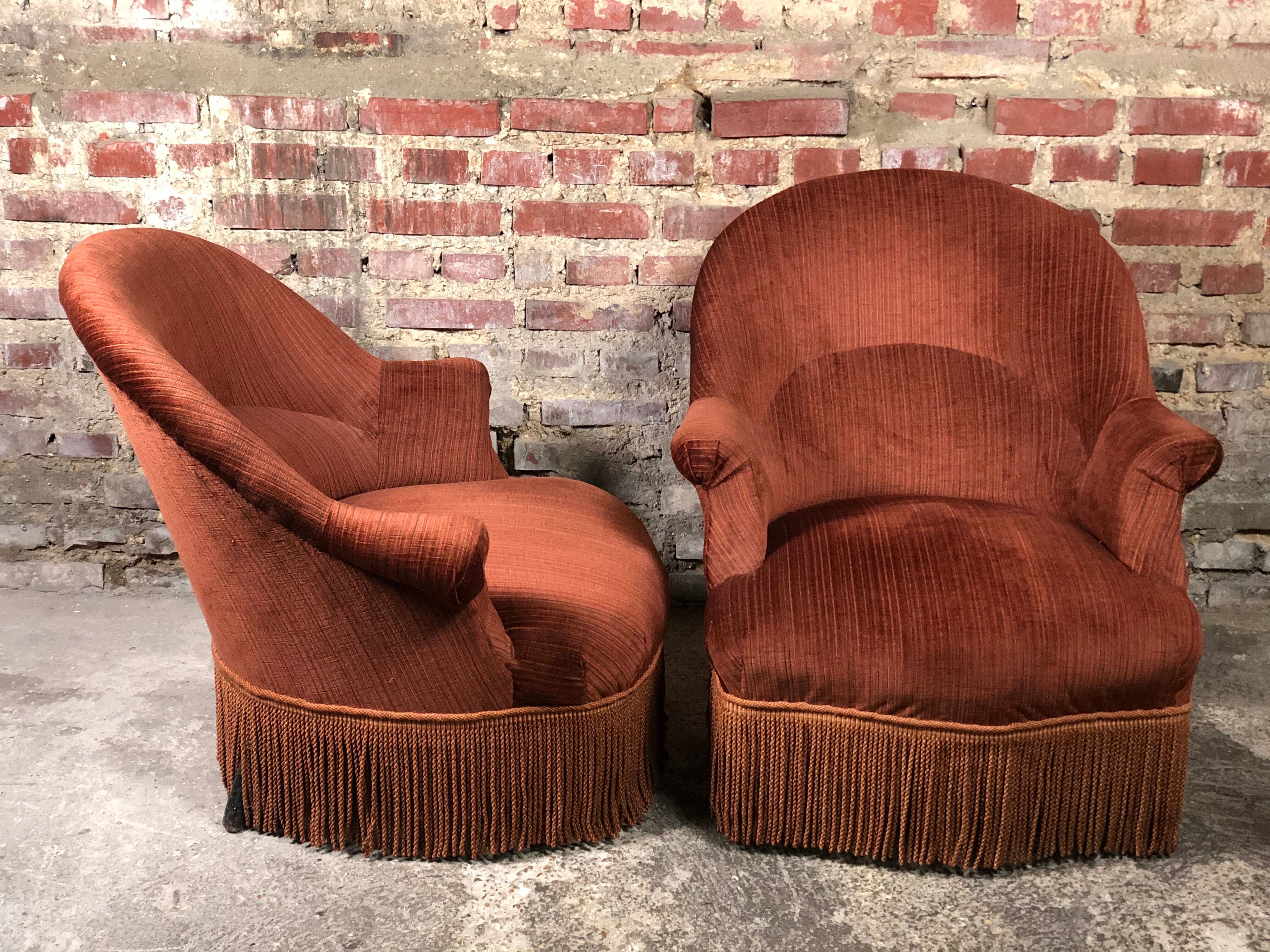 Toad armchairs Napoleon III