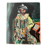 Oil painting on wood