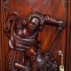 Canapé William IV en bois dur sculpté avec lions