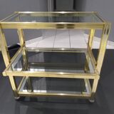 Hollywood Regency serving table years 1970