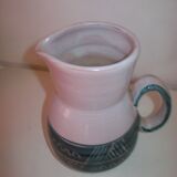 Ceramic pitcher signed Yvon Roy