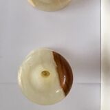 Pot and soliflores in onyx marble