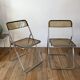 Pair of space age folding chairs, Italy 1967