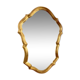 Old baroque gold mirror - 33x47cm