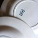 A set of 5 deep plates Chardon Bleu Terre de Fer Clairefontaine Righi