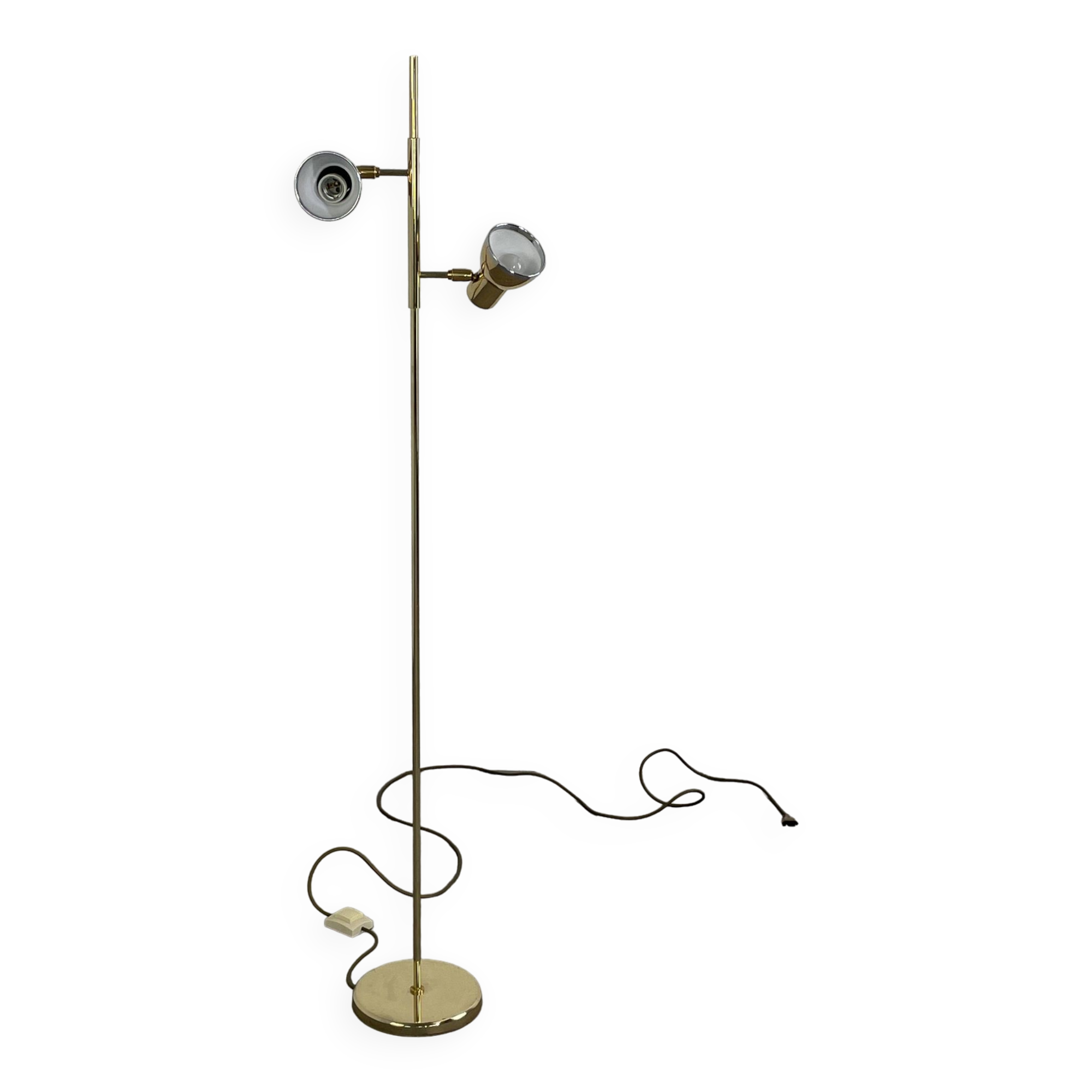 Vintage brass floor lamp