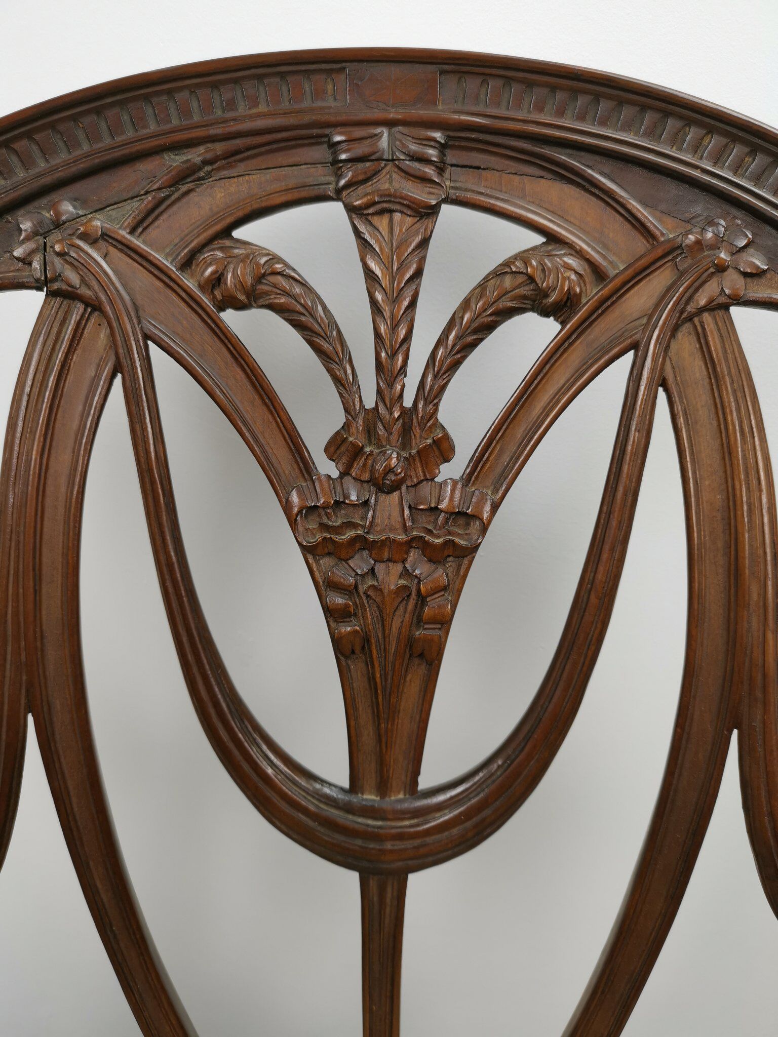 George III Mahogany armchair attributed to William and John Linnell circa 1775